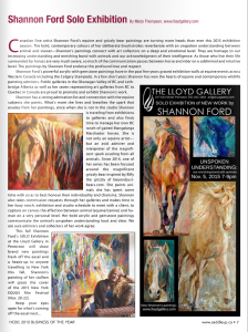 Shannon Ford Article - Unspoken Understanding Show